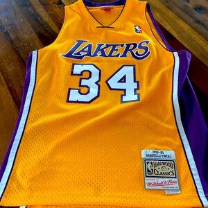 Lakers Shaquille ONeal Swingman jersey